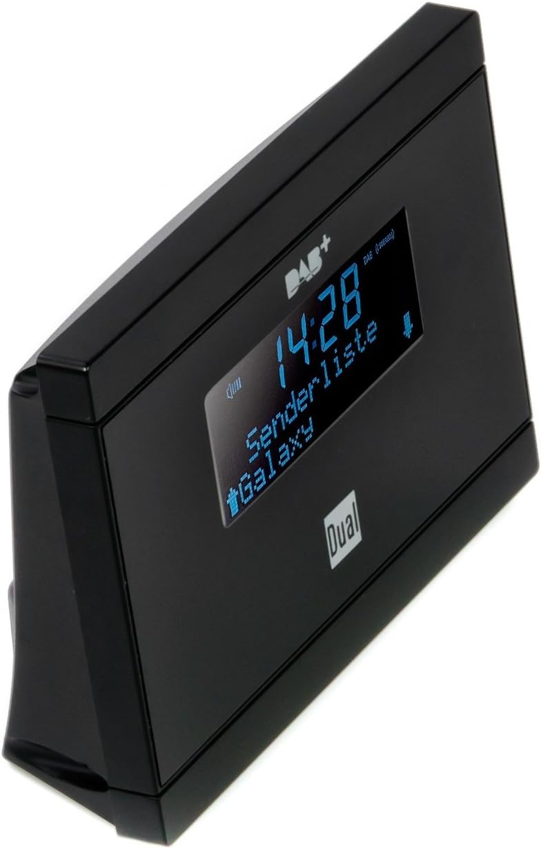 Dual DAB 2 A Digital-Radio Adapter mit Fernbedienung (LCD-Display, DAB(+)/UKW-Tuner, Alarmfunktion)