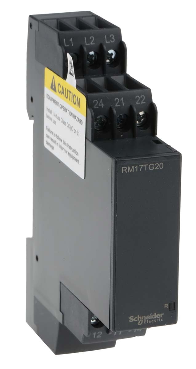 Schneider Electric - Harmony, Netzüberwachung, Phasenfolge, -ausfall, 183-484 VAC, 2 W, RM17TG20 Net
