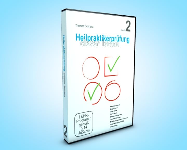 Thomas Schnura : Heilpraktikerprüfung - Clever lernen - Bundle 2 [10 DVDs], DVD