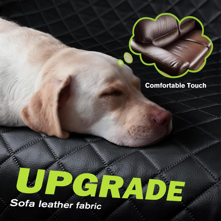 pecute Hundedecke Auto Rückbank mit Harter Unterseite 136 * 60 cm, 2025 Hunde Autositz Rückbank, Mob