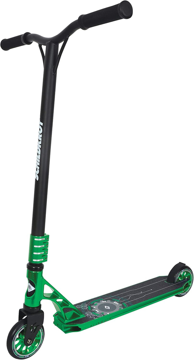 Schildkröt Stunt Scooter Flipwhip, Premium-Stunt Scooter mit HIC-Compression und Alu-Felge, 110 mm P