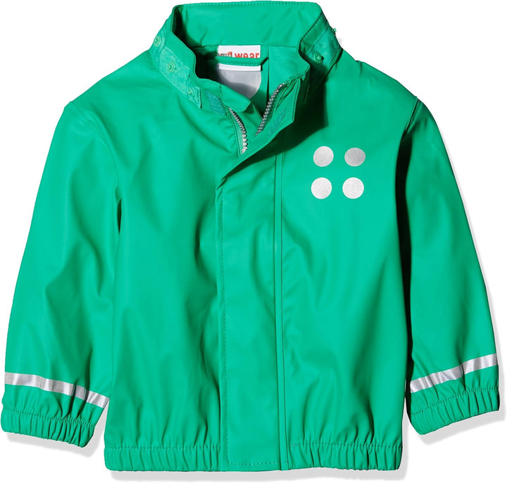 Lego wear duplo Baby - Jungen JUSTICE 101 - Regenjacke, Grün (Light Green 835), Gr. 80