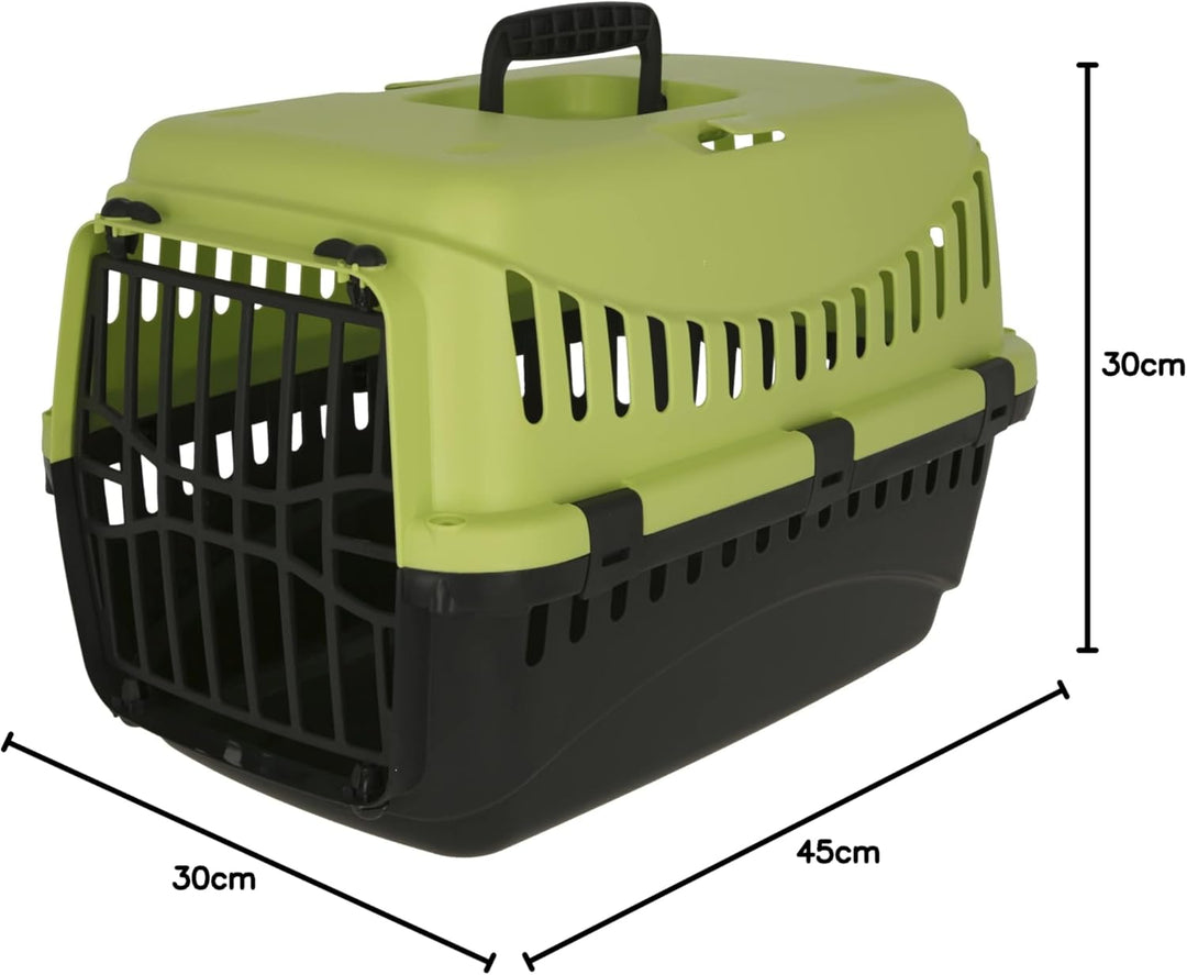 Kerbl Pet Pet Transportbox Expedion, Tiertransportbox für kleine Haustiere / Katzen / Hunde / Kaninc