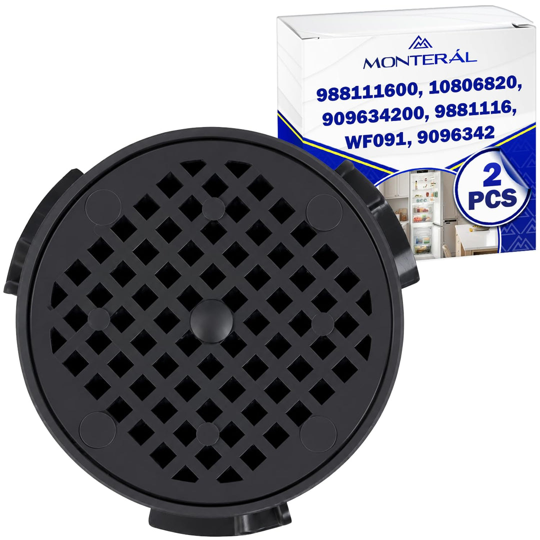 2 Stück Aktivkohlefilter Kühlschrank Ø 45 mm für Miele 10806820 für Liebherr WF091 9096342 909634200
