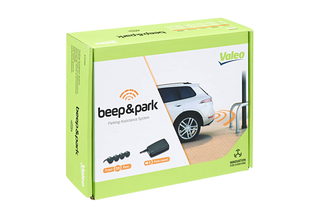 VALEO Beep & Park Einparkhilfe mit 4 Sensoren + Lautsprecher - Front- oder Heckmontage 632200,