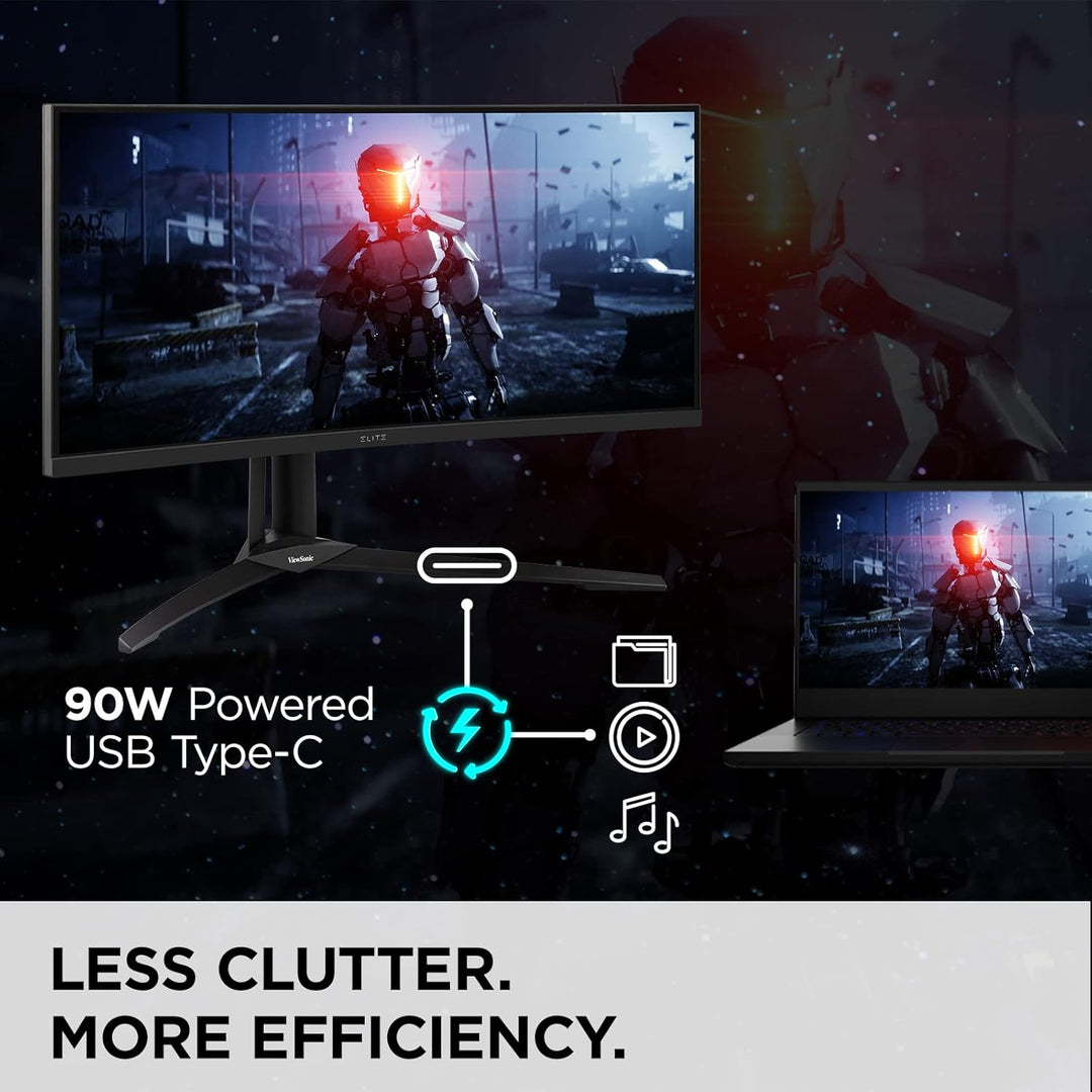 Viewsonic XG341C-2K 86,4 cm (34 Zoll) Curved Gaming Monitor (UWQHD, Quantum Dot, 1ms, 200 Hz, FreeSy