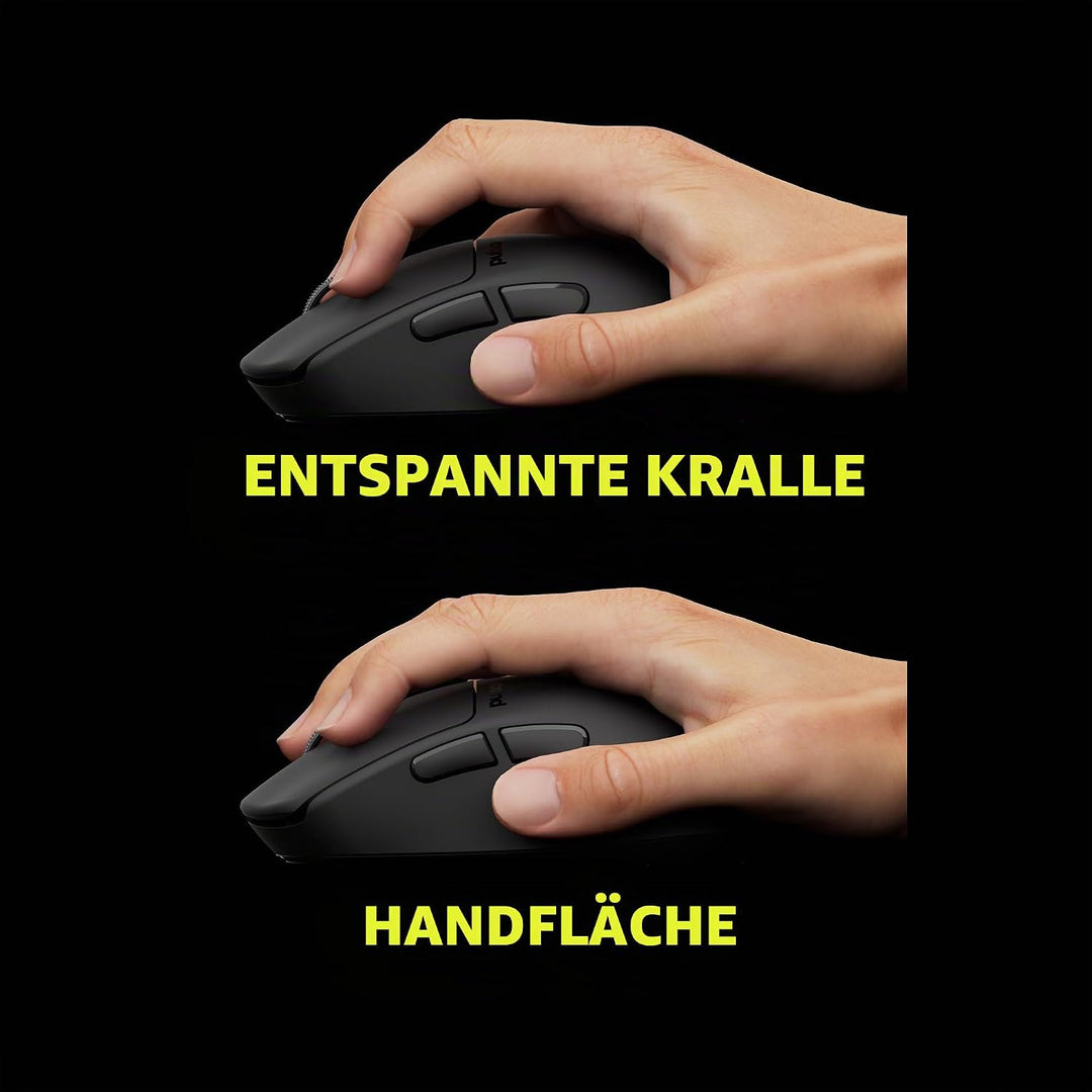 Pulsar Gaming Gears X3 Crazylight Kabellose Gaming-Maus, Ultraleicht, 43 g, Hybrid-ergonomisch, opti