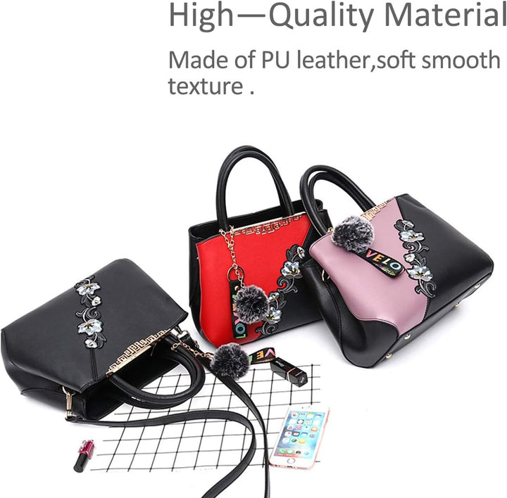 NICOLE &amp; DORIS 2024 Mode Handtaschen für Frauen Umhängetasche Damen Tragetaschen Shopper Elegant Sch