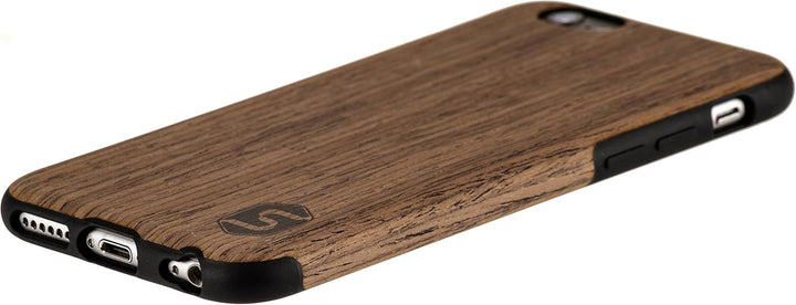 SEBASTIAN STURM Handyhülle "MAXI" | Hergestellt aus echtem Holz "Black Walnut" in einer TPU-Hülle |