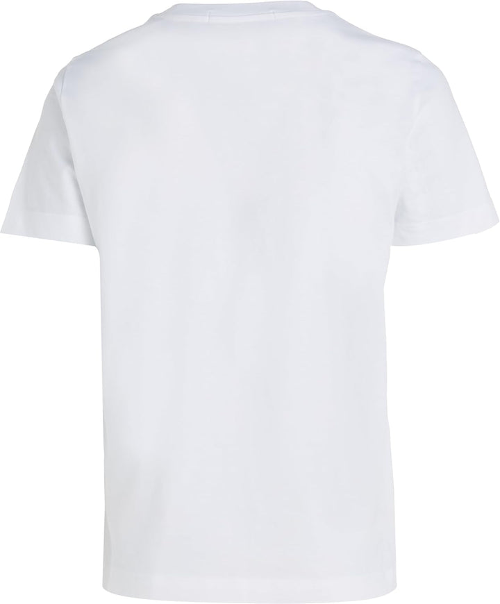 Calvin Klein Damen Institutional Straight Tee J20j221065 Kurzarm Strickoberteile M Bright White, M B