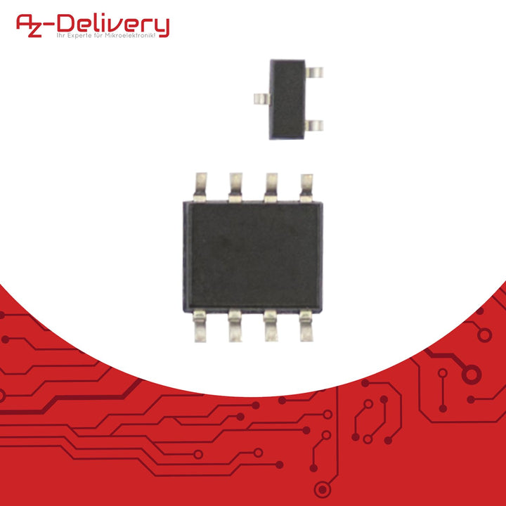 Az Delivery 3x LED Weihnachtsstern Lötset – DIY Elektronik Bausatz für einen Stern mit rotem Beleuch