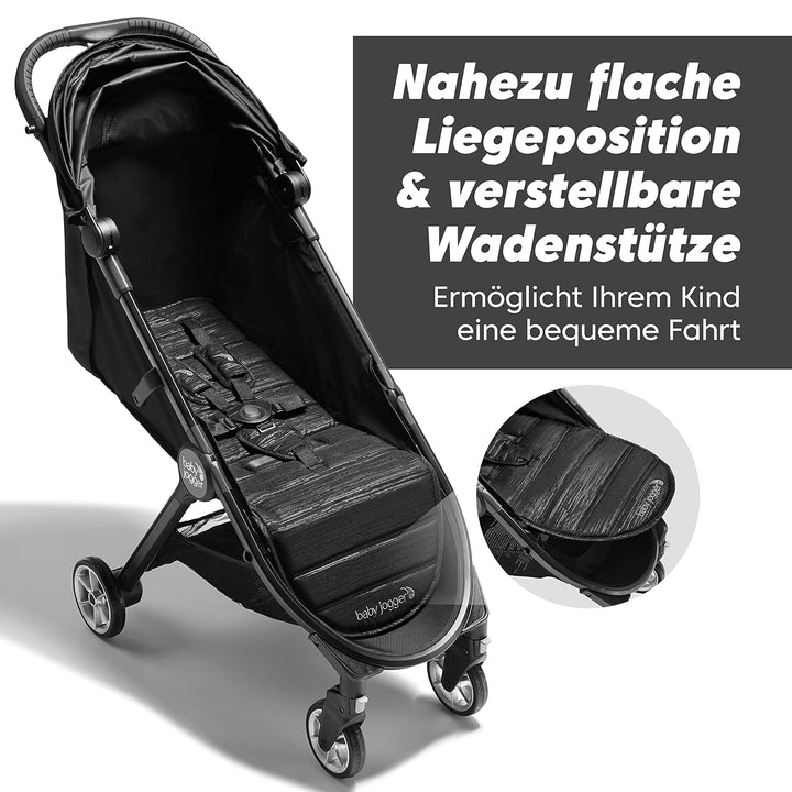 Baby Jogger City Tour 2 Reisebuggy | Kleiner, leichter und kompakter Buggy mit Einhandfalt | Pitch B