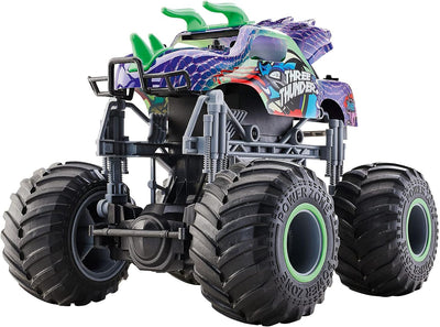 Revell Control Dino Truck I Ferngesteuerter MonsterTruck im Dino-Design I Mit LED-Beleuchtung und in