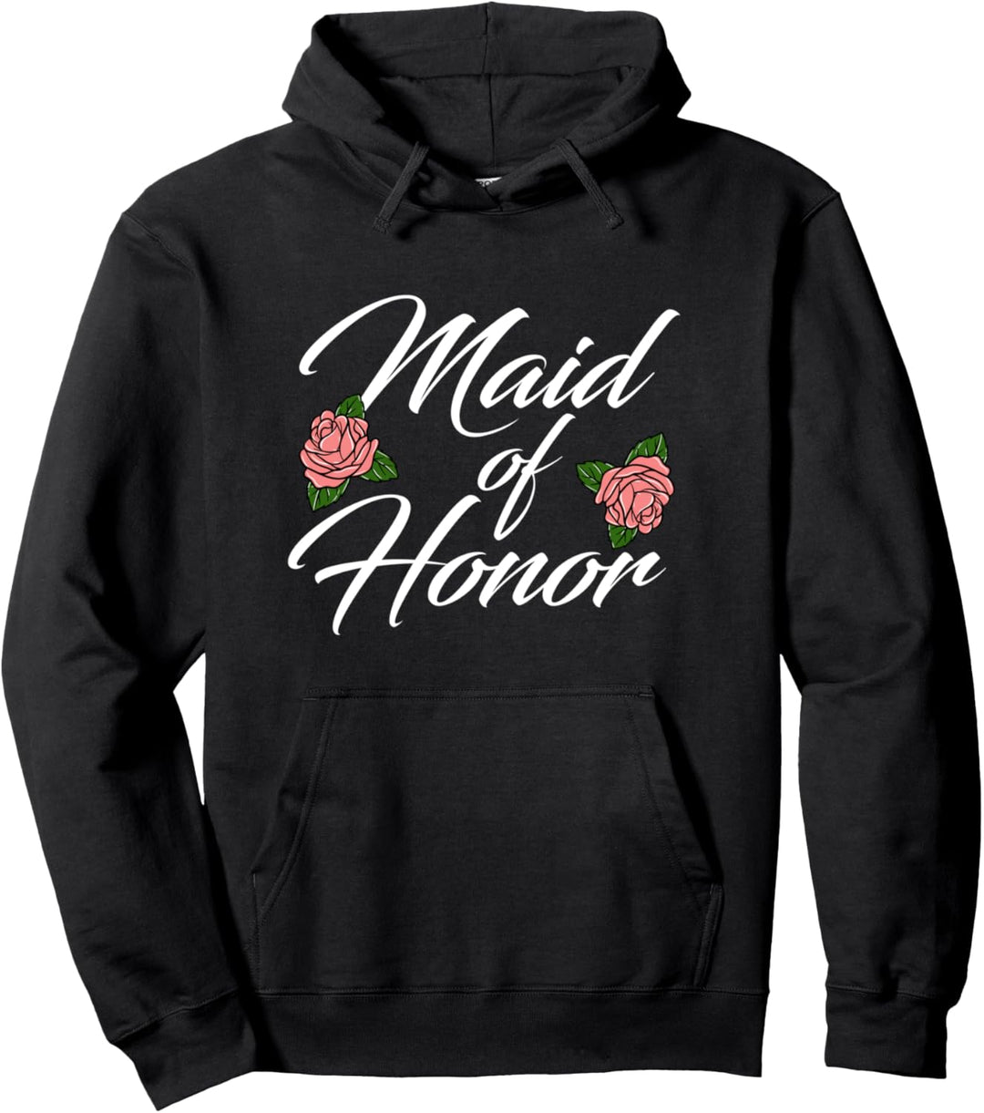 Hochzeitsblumen-Grafik für Schwester von Braut Pullover Hoodie