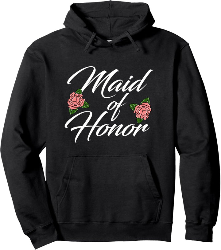 Hochzeitsblumen-Grafik für Schwester von Braut Pullover Hoodie