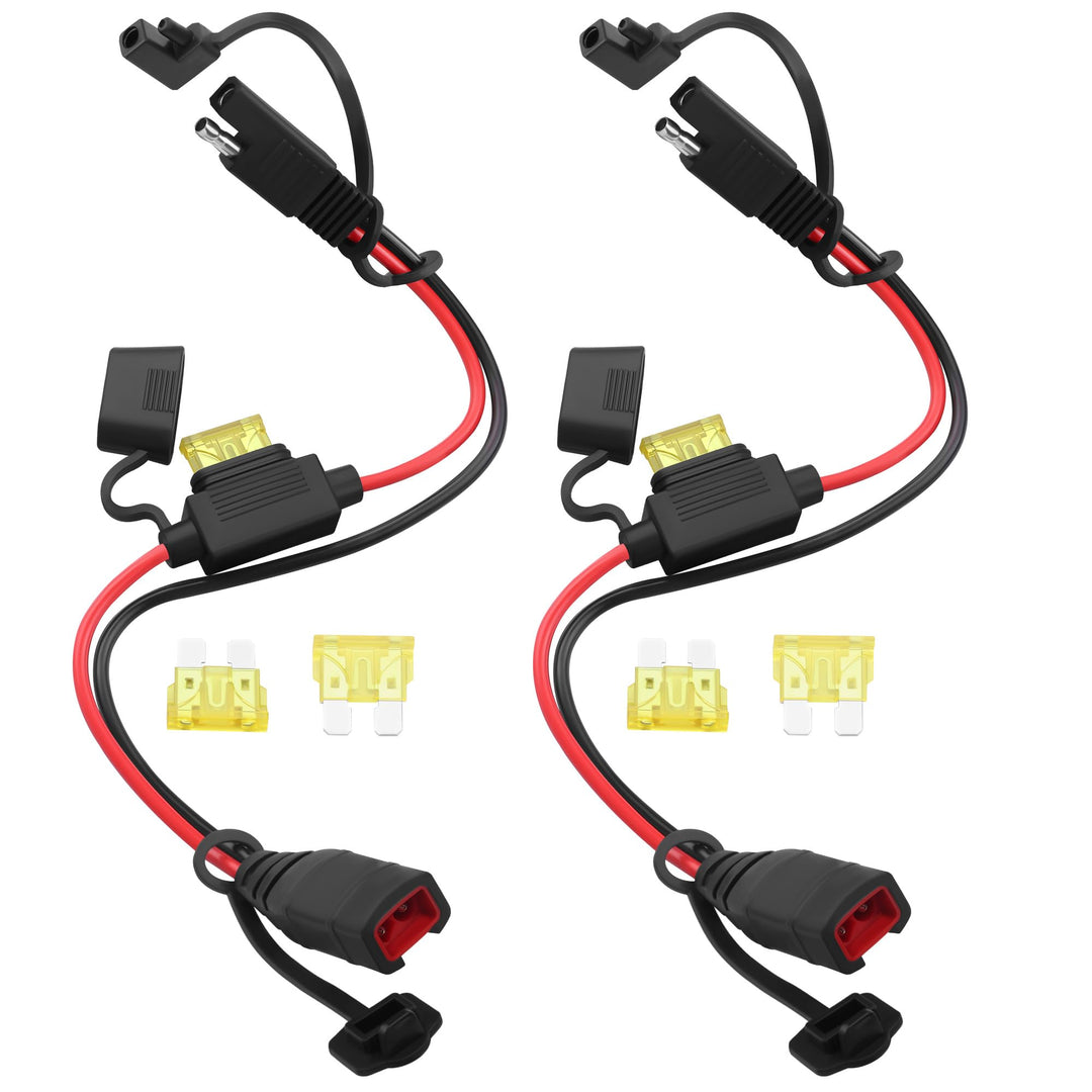 SAE-Verlängerungskabel,Akku-Ladegerät,SAE-Kabel für Genius Smart Ladegeräte,20A Sicherung,wasserdich