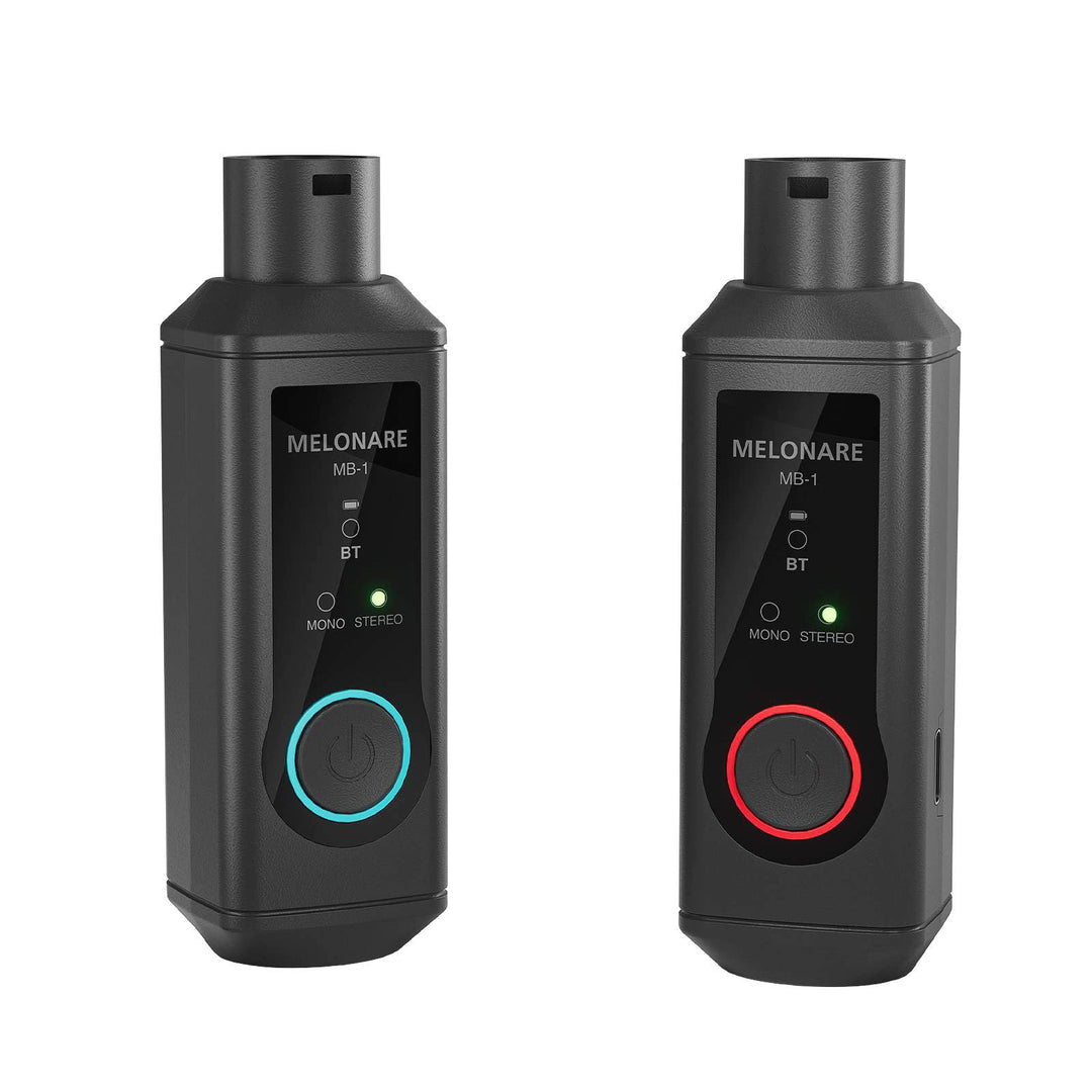 MB-1 Wireless XLR Bluetooth Empfänger, 15 Stunden Akkulaufzeit, BT 5.3, High-Fidelity Audio, Mono/St
