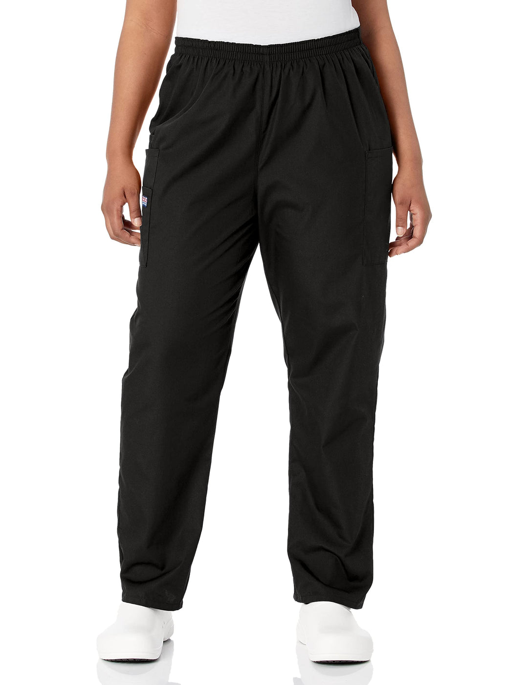 Cherokee Damen Workwear Cargo-Hose mit elastischer Taille Klassisch S Schwarz, S Schwarz