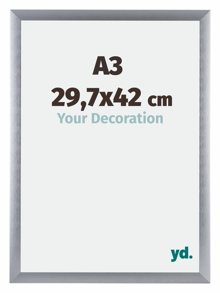 yd. Your Decoration - Bilderrahmen DIN A3 29,7x42 cm - Bilderrahmen aus Aluminium mit Acrylglas - An