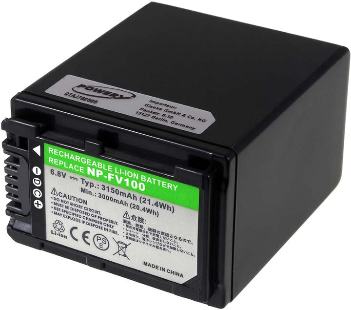 Akku für Sony HDR-CX550, 7,4V, Li-Ion