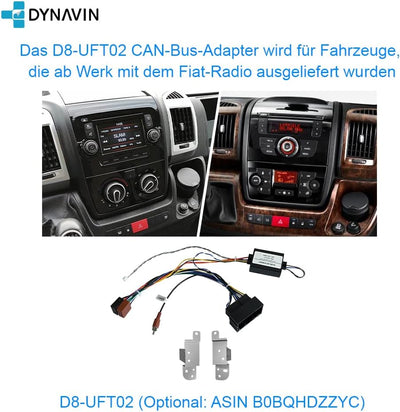 DYNAVIN Android Autoradio Navi für FIAT Ducato Citroën Jumper II Peugeot Boxer II: 10,1 Zoll Radio m