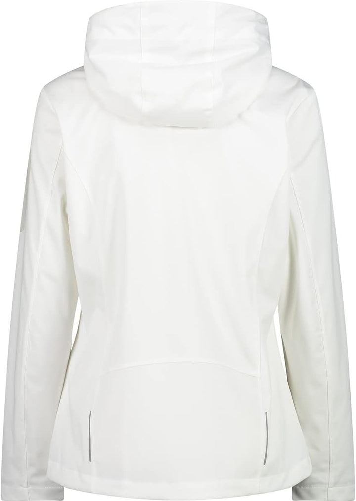 CMP Damen Light Softshell Jacke Softshelljacke Outdoorjacke 44 Bianco, 44 Bianco