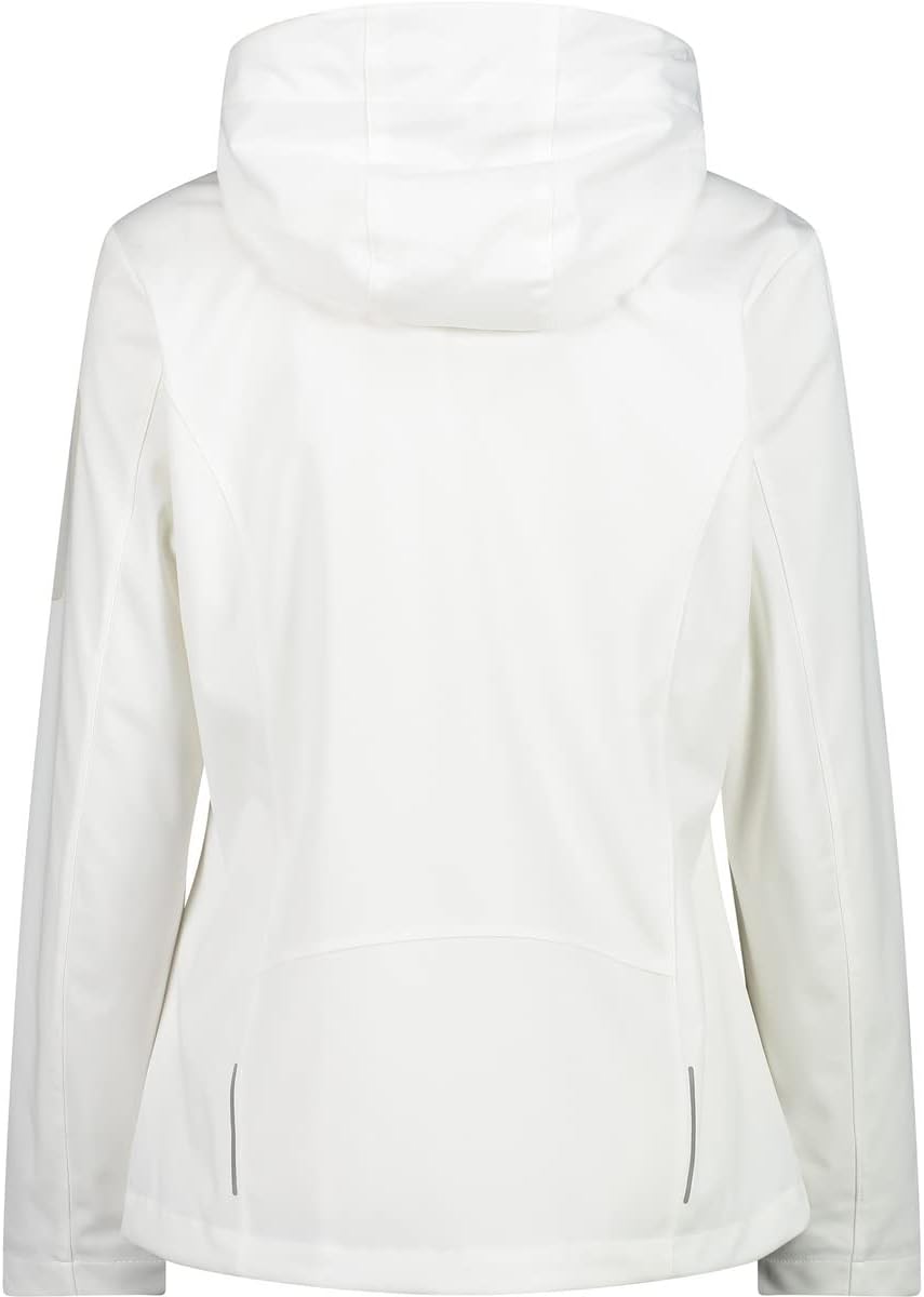 CMP Damen Light Softshell Jacke Softshelljacke Outdoorjacke XXS Bianco, XXS Bianco