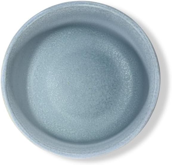 MAOCI - Matcha Tee-Schale Chawan aus Porzellan 350ml Eisblau handgefertigt