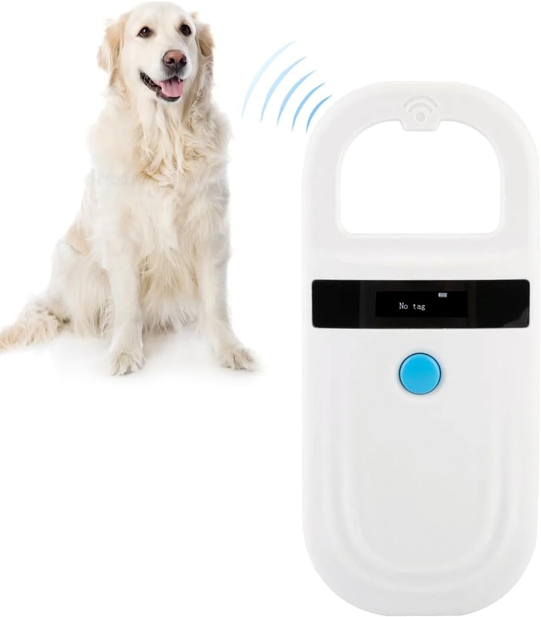 Honiwu Haustier-Mikrochip Scanner, 134,2Khz/125Khz Tier Chip Reader, Haustier-Leser, Wiederaufladbar