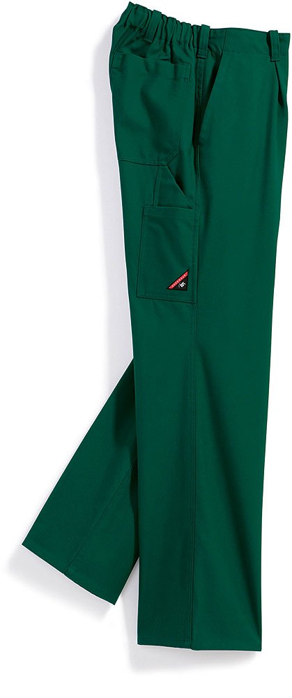 BP Cotton Plus 1469-720-74 Arbeitshose - Stoffhosenträger mit Gummieinsatz - Taschen für Knieschoner