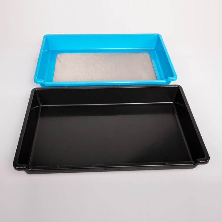 Naturehydro Trimming Tray with Dry Sift Tools Trim Bin for Pollen and Herbs with Screen 2-in-1 Herb