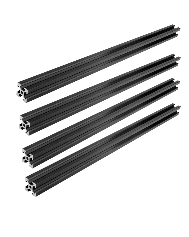 Euroharry 4 Stück 2020 V Typ Schwarz Europäischer Standard Eloxierte Linearschiene Aluminiumprofilex