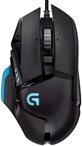 Logitech G502 Proteus Spectrum RGB Tunable Gaming Mouse, 12,000 DPI On-The-Fly DPI Shifting, Persona