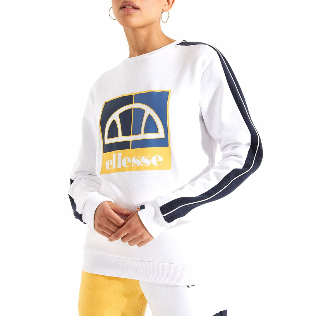 Ellesse Damen Lulci Sweatshirt Sweatshirt L Weiss, L Weiss