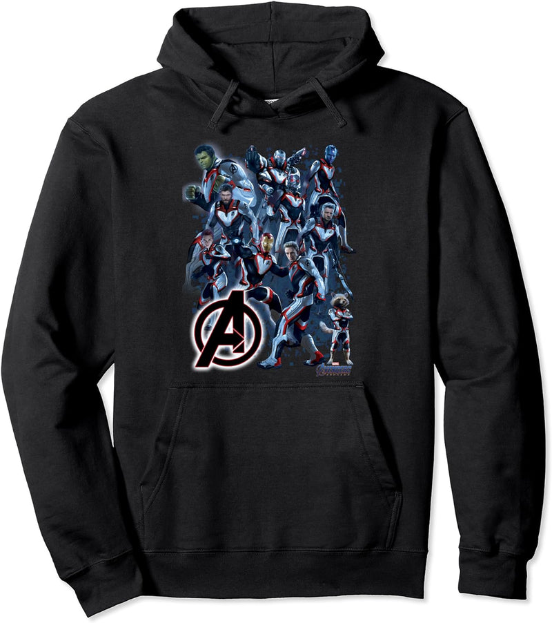 Marvel Avengers Endgame Suit Group Shot Pullover Hoodie