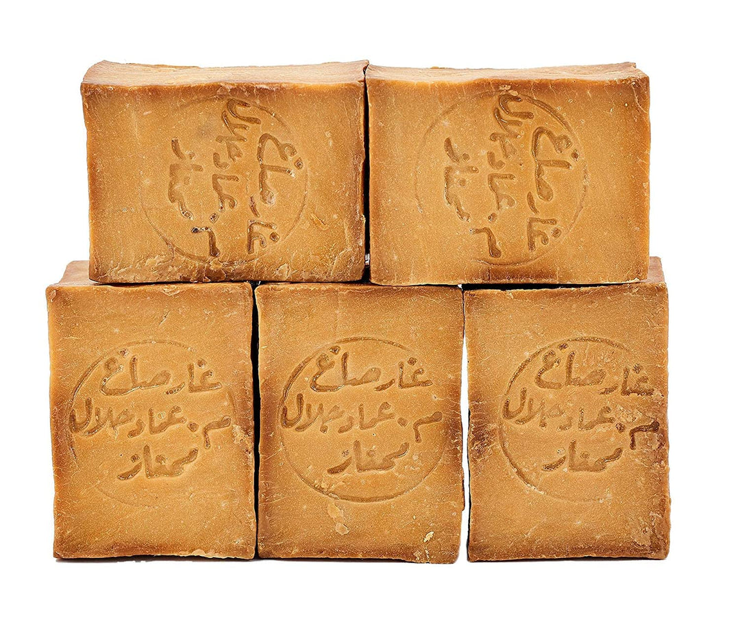 Carenesse Aleppo Seifen Paket Premium Quality 5 Stück 45% Olivenöl 55% Lorbeeröl original Olivenölse