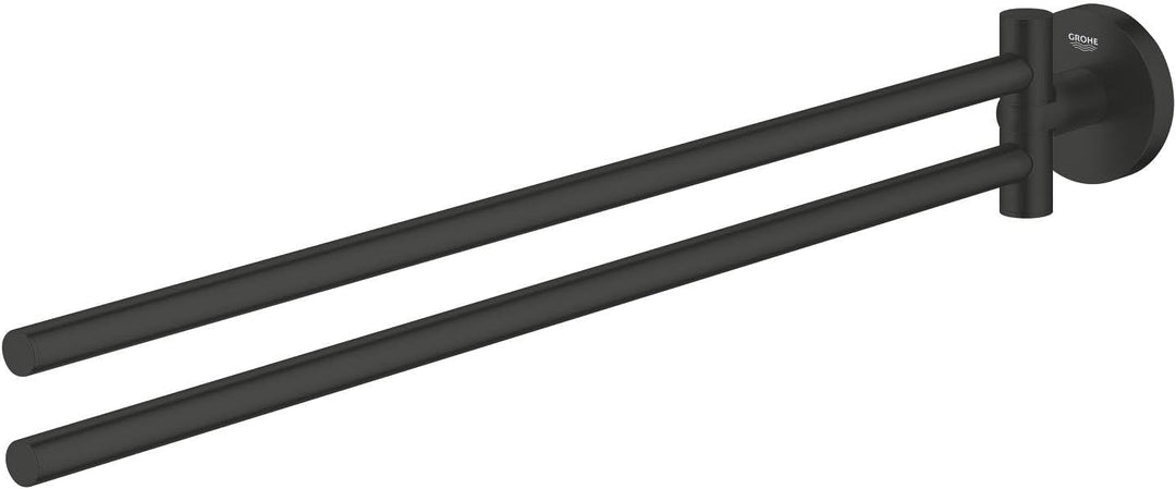GROHE Start, Doppel-Handtuchhalter (für 2 grosse Handtücher, 44cm lang, schwenkbar, zum Bohren, inkl
