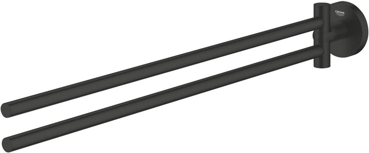 GROHE Start, Doppel-Handtuchhalter (für 2 grosse Handtücher, 44cm lang, schwenkbar, zum Bohren, inkl