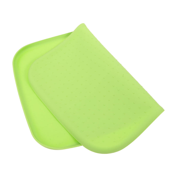 Angoily Eisbereiter Silikon Drip Tray für Arbeitsplatte, Grün