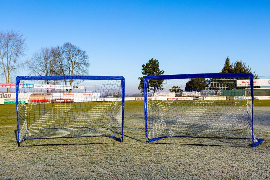 Fussballtor POP UP - 2 Grössen zur Auswahl - 2er Set - faltbares Garten Fussballtor für Kinder in BL