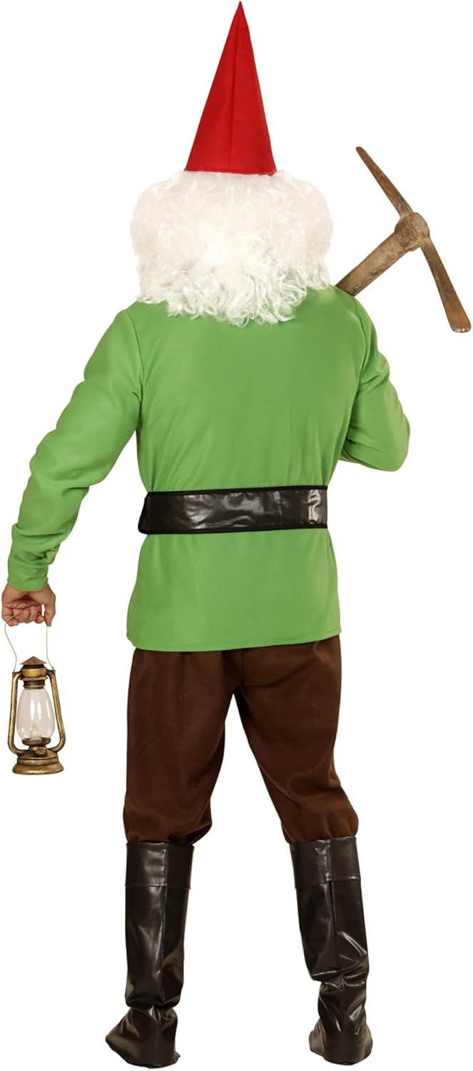 WIDMANN - Kostüm Zwerg, Gnome, Wichtel, Karneval, Faschingskostüme, Karneval, Mottoparty Grün XXL, G