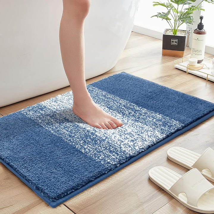 Enyhom 60 x 90 cm Badematte & Badteppiche Mikrofaser Weich Saugfähig Badvorleger rutschfest Maschine