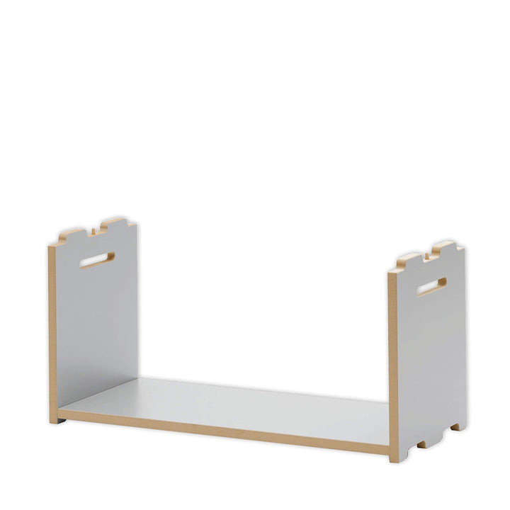 Tojo 151011049 Hochstapler - Anbaumodul für modulares Regalsystem - Silber - Grundmodul für ein indi