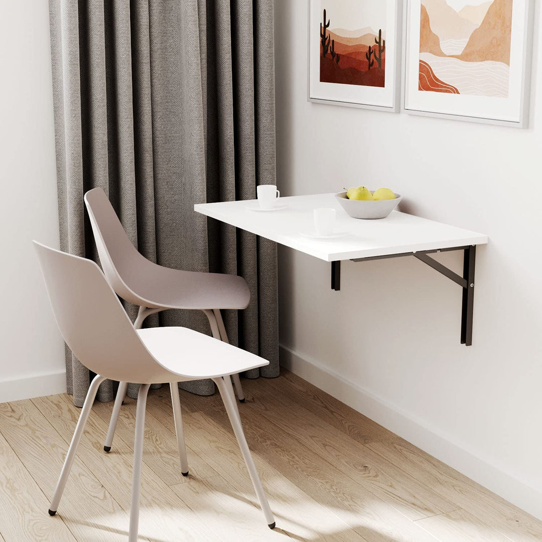 mikon 70x50 | Wandklapptisch Klapptisch Wandtisch Küchentisch Schreibtisch Kindertisch | Weiss 70x50