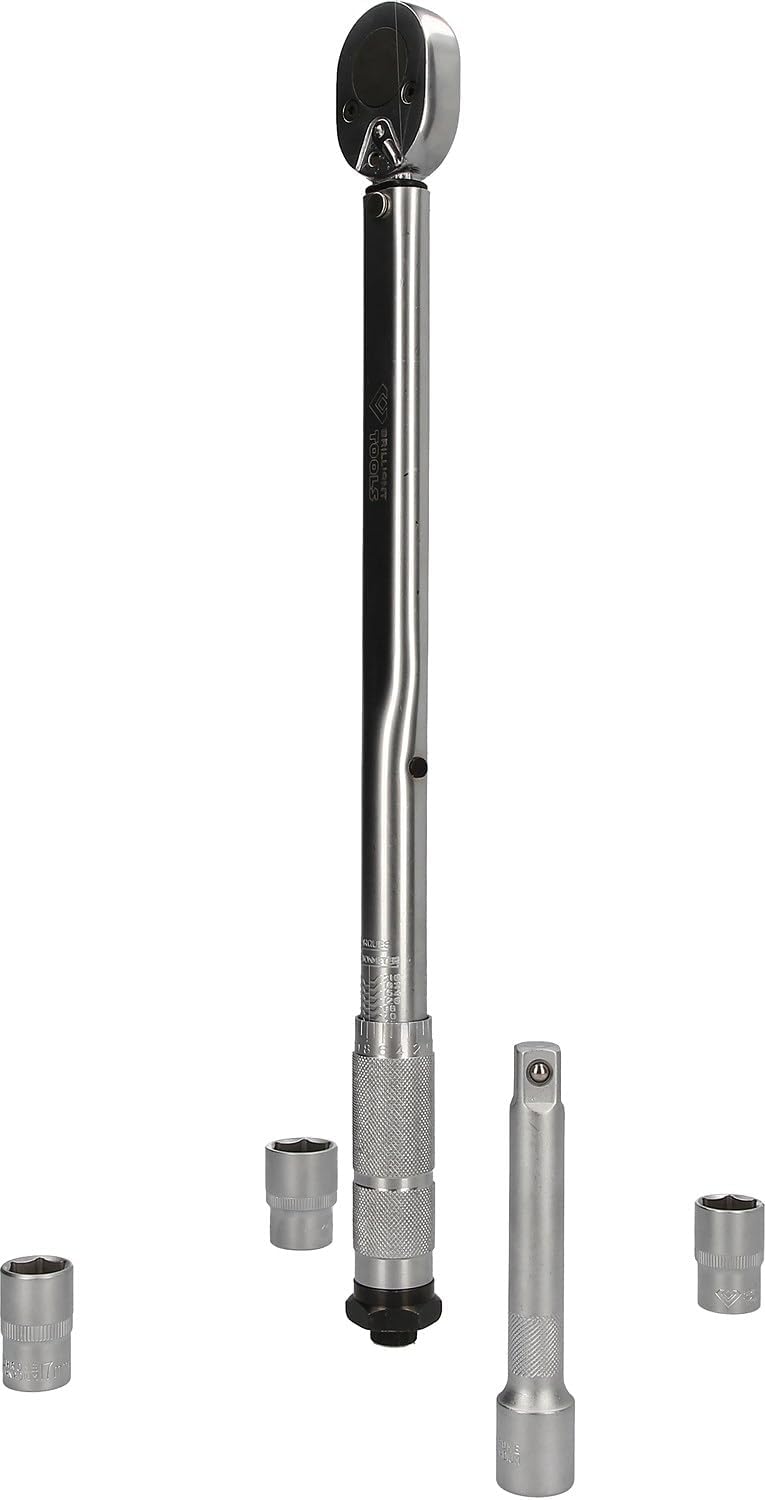 BRILLIANT TOOLS BT142005 Drehmomentschlüssel-Satz, 5-tlg [Powered by KS TOOLS] 5-tlg. 28 - 200 Nm, 5
