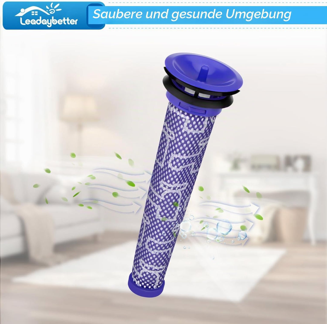 3 Stück V8 Filter HEPA Nachmotorfilter & Vorfilter für Dyson V8 V7 Animal Absolute Akku Staubsauger