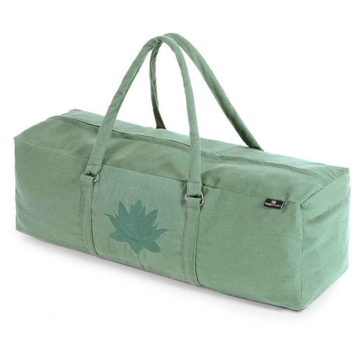 Yoga Studio Tasche für Yoga-Set, YKK, mit durchgehendem Reissverschluss, Baumwolle, für Yoga und Pil