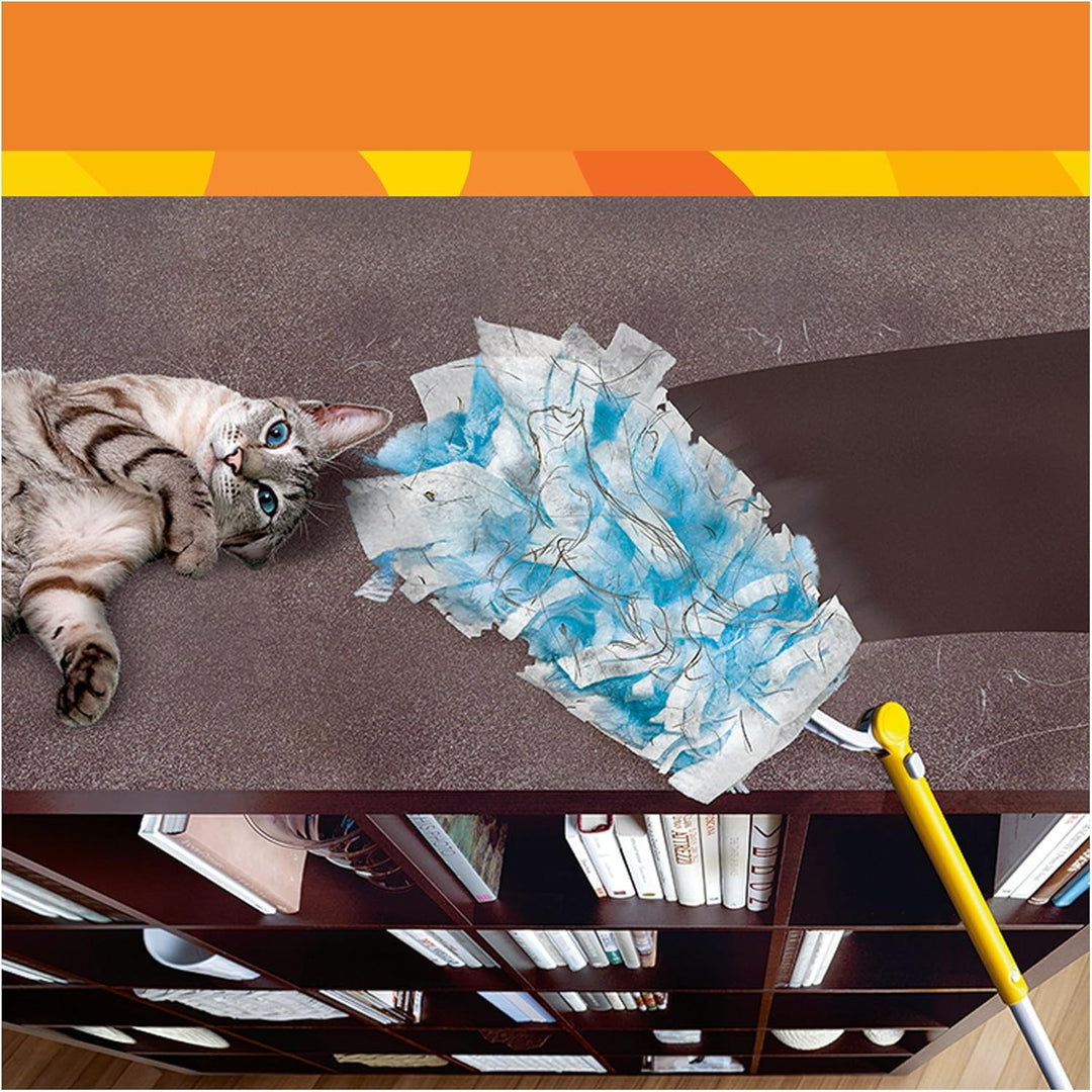 Swiffer Staubmagnet XXL Set 1 Teleskop-Griff plus 2 Staubmagnet-Tücher, 1er Pack (1 x 1 Stück)