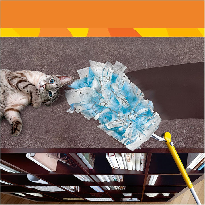 Swiffer Staubmagnet XXL Set 1 Teleskop-Griff plus 2 Staubmagnet-Tücher, 1er Pack (1 x 1 Stück)