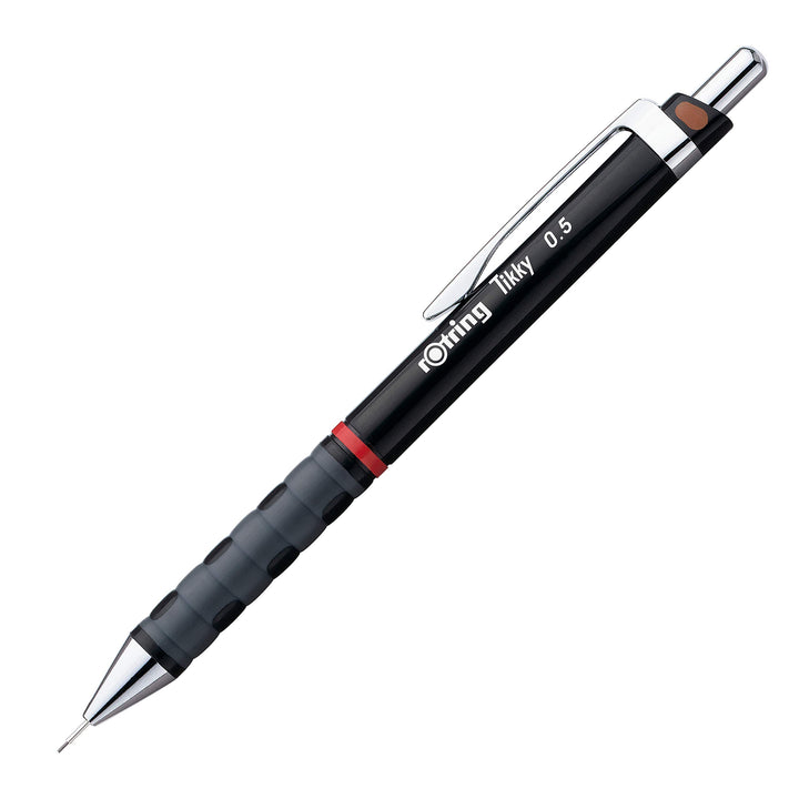 rOtring Tikky Druckbleistift farblich gekennzeichnet | 0,5 mm | schwarzer Schaft | 12er-Box 12er-Box